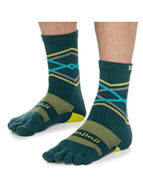 Injinji Trail Midweight Crew Five Toe Socks - Crew (For Women)